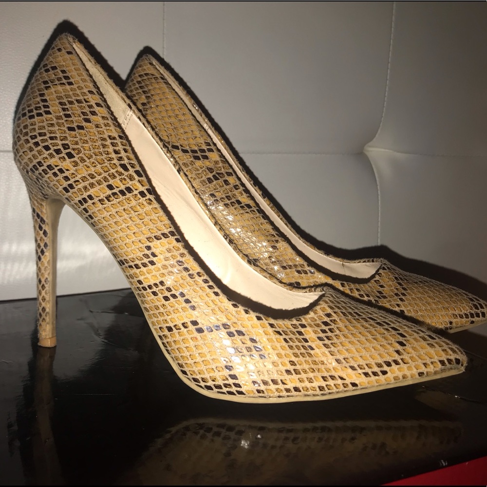 Snake Print Heels!